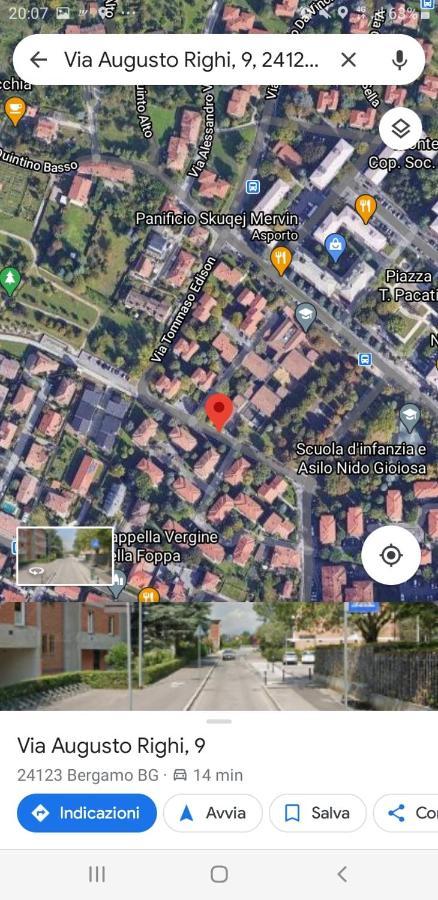 Villetta Rossini Appartamento Da Condividere Con Me Luciano Servizio Ospiti Taxi Driver Navetta No Wifi 2 Camera Da Letto Per 5 Persone Valbrembo Exteriör bild